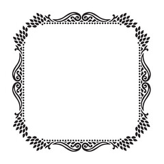 Frame, in the style of an ornament, Vector illustration eps 10, Art.	