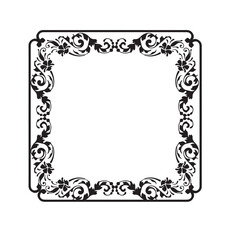 Frame, in the style of an ornament, Vector illustration eps 10, Art.	