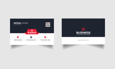 Corporate business card design template