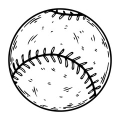 Baseball equipment engraving PNG illustration with transparent background