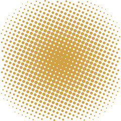 Yellow halftone background PNG illustration with transparent background