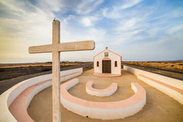 Kirche bei Santa Maria auf der Insel Sal in den Kapverden