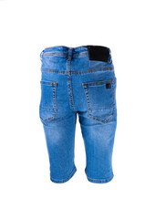 denim shorts isolated