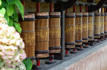 Le Temple bouddhiste à Saint-Léon-sur-Vézère (Dordogne, nouvelle-aquitaine, france)