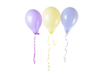 balloons isolated