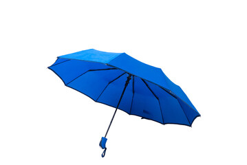 blue umbrella isolated