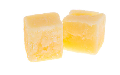 aged cheese isolated