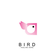 Bird Abstract Logo design vector design