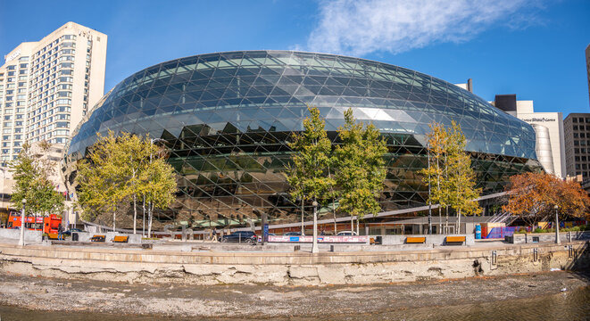 Ottawa, Ontario - October 21, 2022: View Of The Shaw Centre In Ottawa, Canada.