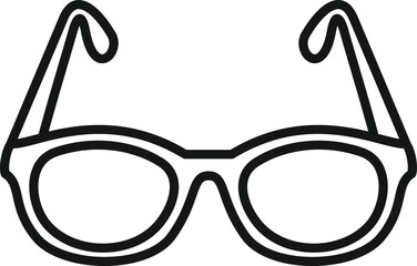 Vision eyeglasses icon outline vector. Eye test. Health doctor