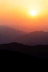 Gentle Dawn in the Mountains