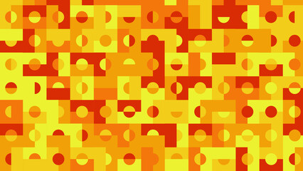 yellow and orange geometric pattern, wallpaper for tile, banner, tableclothe