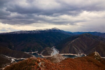 Kozjak National reserve, Macedonia on a cloudy day