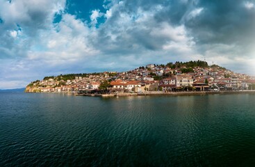 Ohird city and lake in Macedonia
