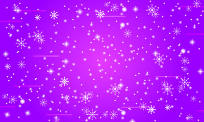 Obraz premium purple vector template with ice snowflakes.