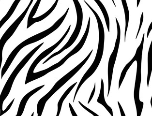 Zebra pattern black white print seamless texture