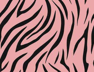 
Zebra print pink background seamless animal pattern on textile