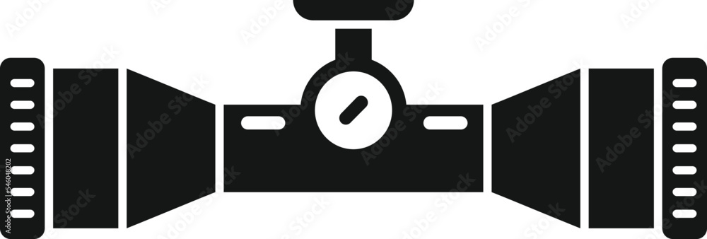 Wall mural view sight icon simple vector. rifle scope. water circle