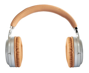High-quality headphones on a blank background.