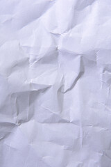 Obraz premium white crumpled paper texture