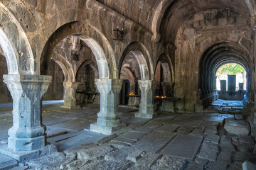 Fototapeta premium Armenia, Sanahin monastery, Alaverdi, Caucasus mountains