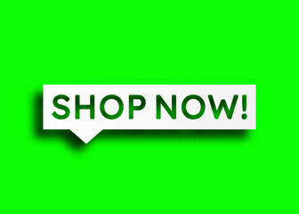 shop now! badge stamp 3d approved apply label board banner on green background shop now button online shopping badge