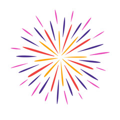 Obraz premium Colourful fireworks.