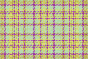 Seamless fabric tartan. Textile vector texture. Check pattern background plaid.