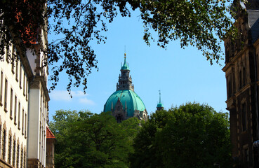 Cupola of the New Townhall of Hanover, Germany

