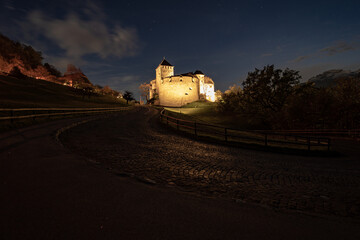 Schloss Vaduz in der Nacht
