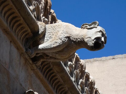 La Casa de las Conchas de Salamanca es un antiguo palacio urbano de estilo g&oacute;tico y elementos platerescos. 