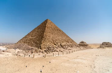 Foto op Plexiglas pyramid in the desert in luxor egypt © Sofiia