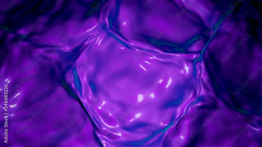 Poster 3d colored liquid with ripples on surface. design. bright liquid with wavy textures on surface. brig