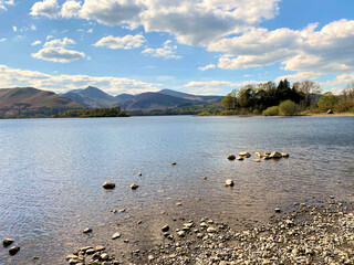 Naklejka premium A view of the Lake District near Windermere
