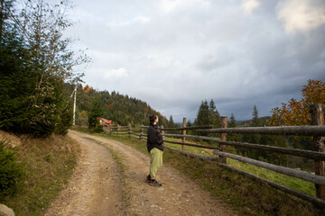 a path in nature among the mountains