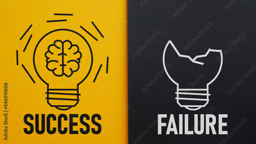 Poster Success and Failure is shown using the text