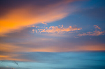 Sunset sky