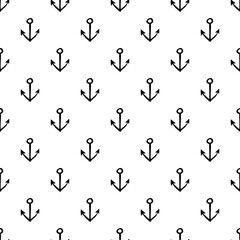 Anchor vector seamless pattern. Seamless pattern for wallpaper, pattern fills, web page background, surface textures.