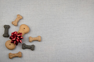 Dog biscuit christmas gift