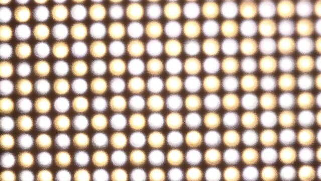 Led panel lights increasing and decreasing its light. LED light panel