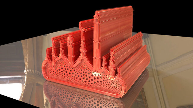 3D Illustration of a Mosque or Masjid where Muslims perform prayers. Modelers, Architects, Artists, Artisans, Engineers, Modelers, Designers and Estate Developers must observe minutely for details.