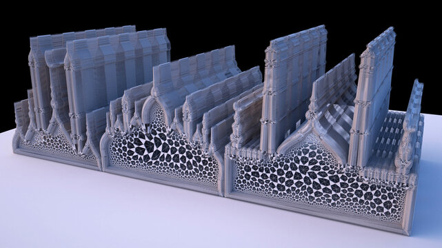 3D Illustration of a Mosque or Masjid where Muslims perform prayers. Modelers, Architects, Artists, Artisans, Engineers, Modelers, Designers and Estate Developers must observe minutely for details.