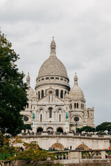 Nature, sights, architecture and life of Paris city in France