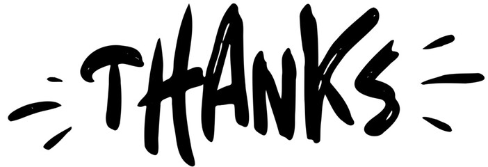 Thanks text lettering cute 