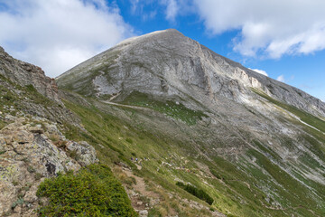 Summer view of Pirin Mountain near Vihren Peak, Bulgaria