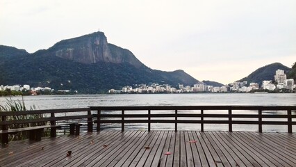 view of Corcovado in Rio de Janeiro