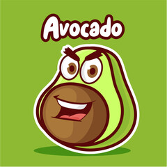 Avocado Vector Character