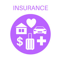 Insurance agency icons