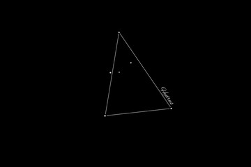 Hydrus constellation, Cluster of stars, Water Snake constellation