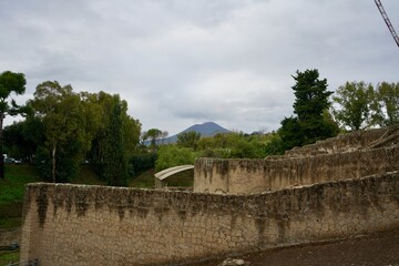 Fototapeta na wymiar Pompei Pompeii Italy 2022 November
